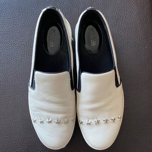 Michael Michael Kors Trent Slip on leather star studs
